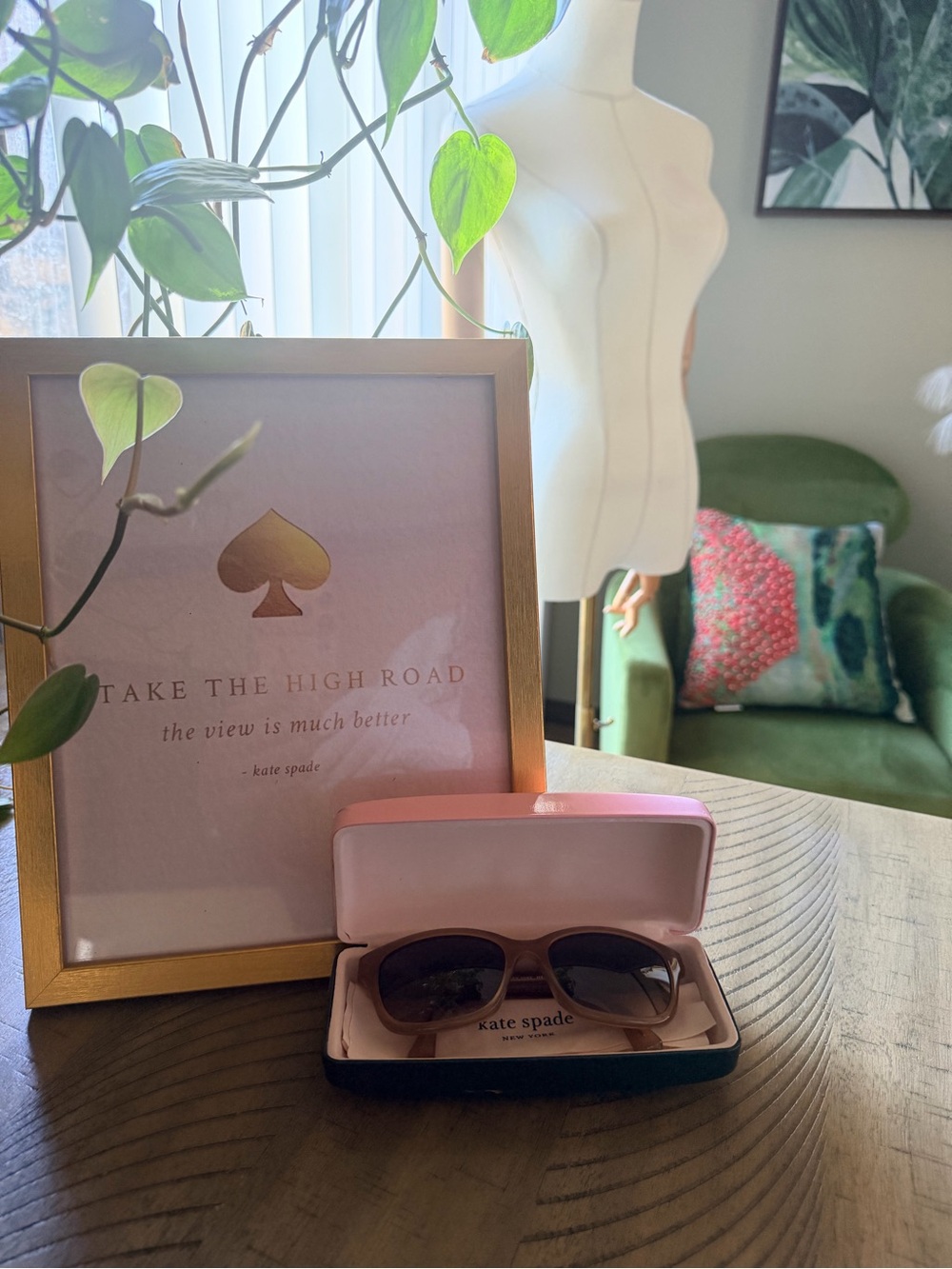 Kate Spade Johanna2/S Blush Pink Sunglasses 53-17 Small Face w/ Case Cloth - Picture 3 of 16